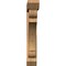 Ekena Millwork Olympic Slat Smooth Bracket w/ Offset Brace, Western Red Cedar, 7 1/2"W x 46"D x 46"H BKT0806X46X46OLY06SWR - alternate 4